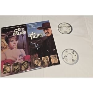 Cat Ballot & The Villain Laserdisc RARE 2-movies pack Greay Condition